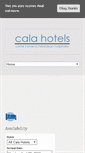 Mobile Screenshot of calahotels.com
