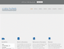 Tablet Screenshot of calahotels.com